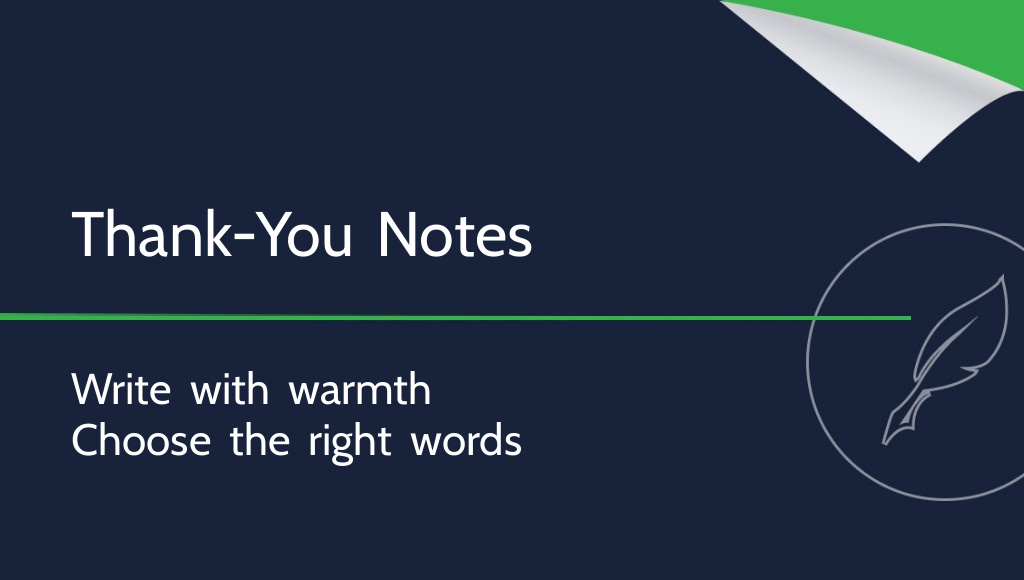 How to Write a Thank-You Note: Practical Tips